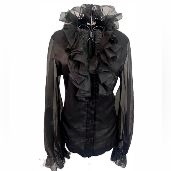 Vintage ruffle blouse